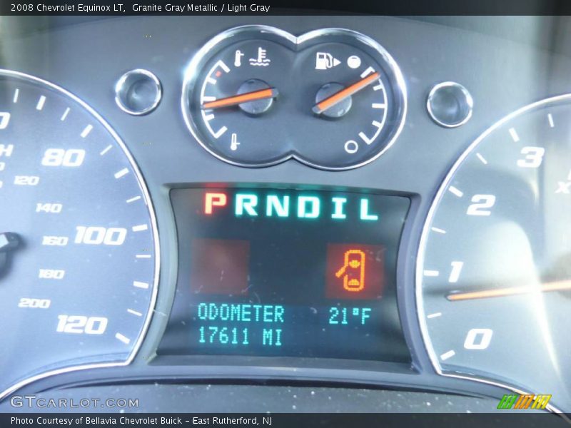 Granite Gray Metallic / Light Gray 2008 Chevrolet Equinox LT