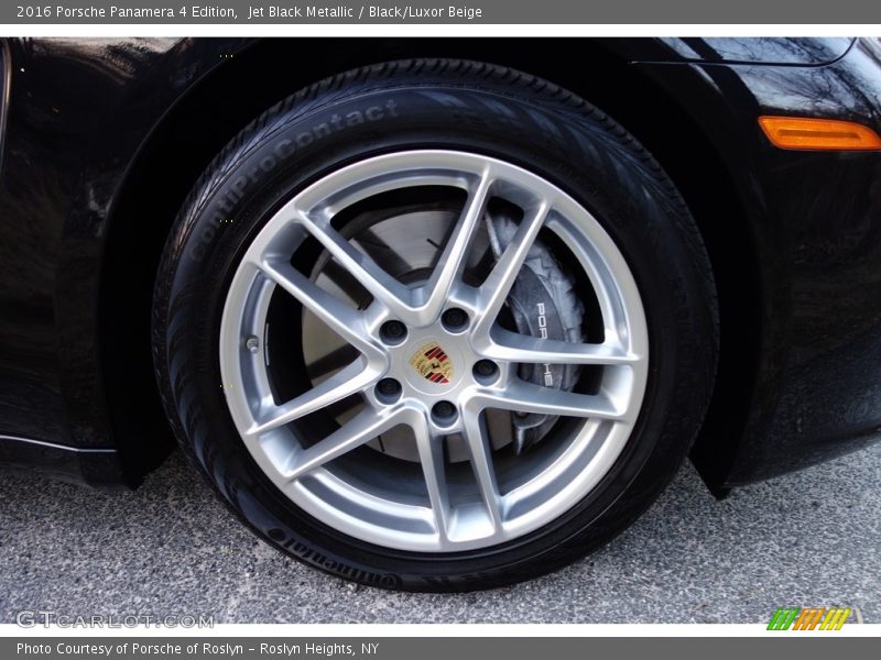 Jet Black Metallic / Black/Luxor Beige 2016 Porsche Panamera 4 Edition