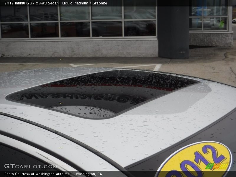 Liquid Platinum / Graphite 2012 Infiniti G 37 x AWD Sedan