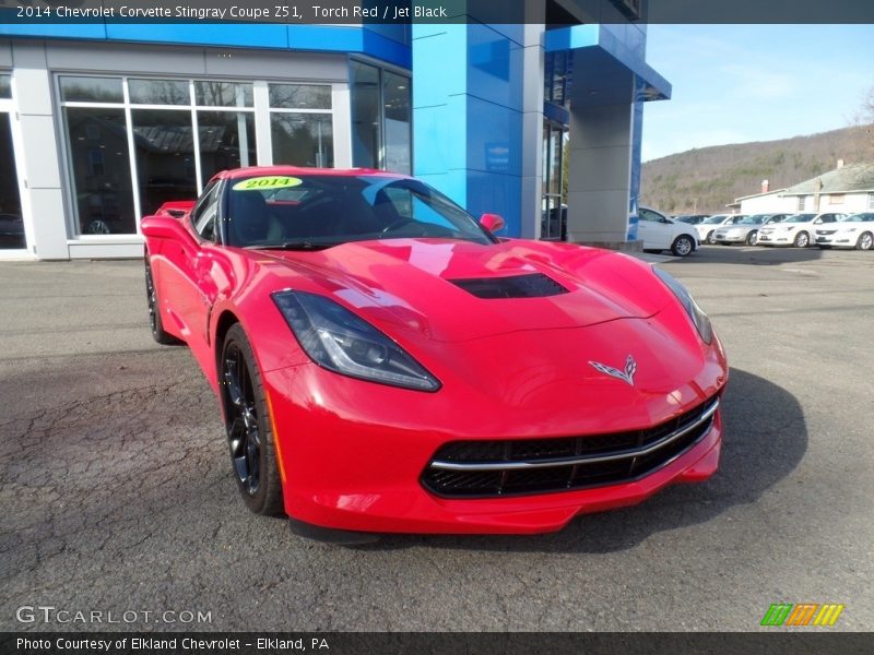 Torch Red / Jet Black 2014 Chevrolet Corvette Stingray Coupe Z51