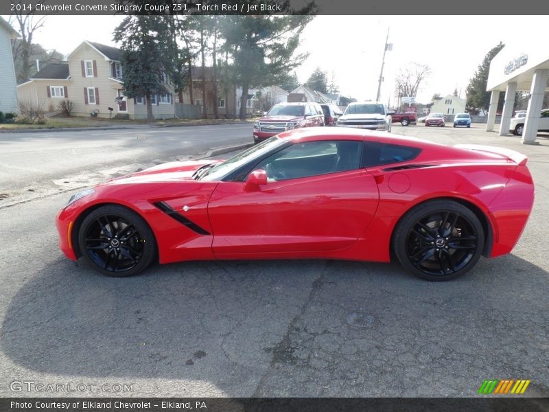 Torch Red / Jet Black 2014 Chevrolet Corvette Stingray Coupe Z51