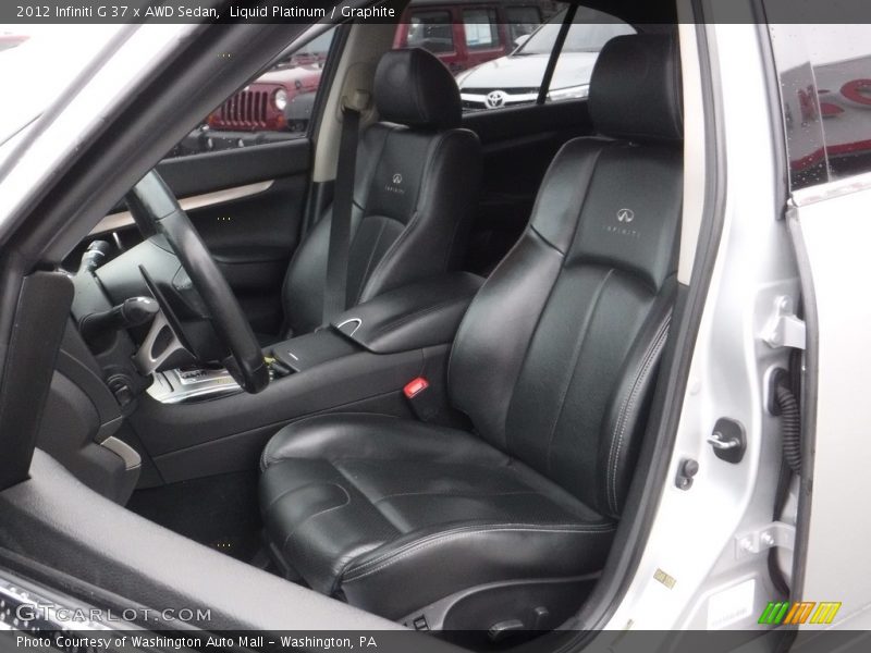 Liquid Platinum / Graphite 2012 Infiniti G 37 x AWD Sedan