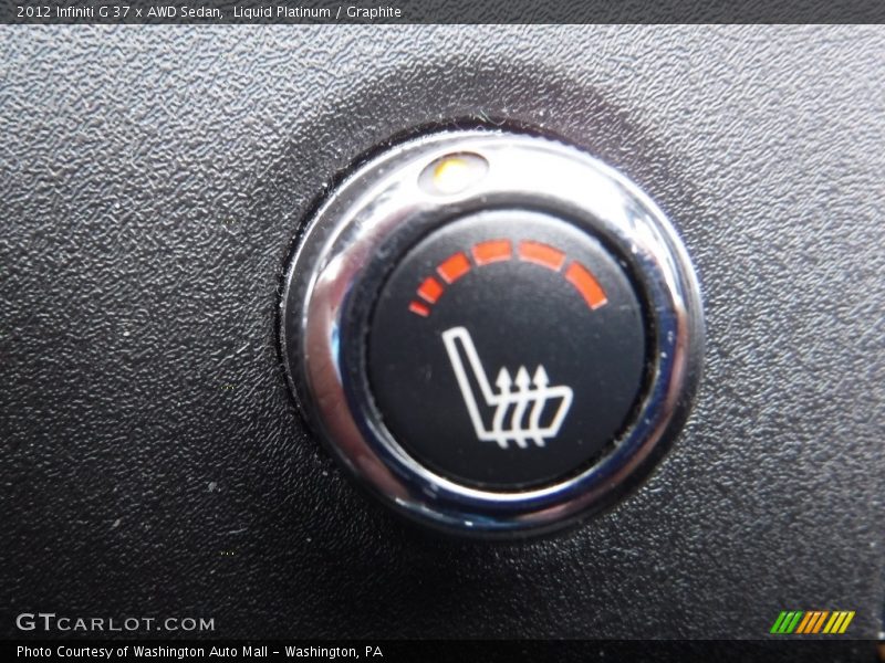 Liquid Platinum / Graphite 2012 Infiniti G 37 x AWD Sedan
