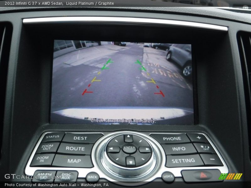 Liquid Platinum / Graphite 2012 Infiniti G 37 x AWD Sedan