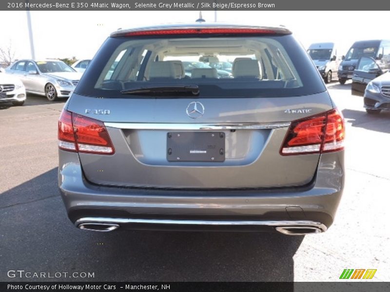 Selenite Grey Metallic / Silk Beige/Espresso Brown 2016 Mercedes-Benz E 350 4Matic Wagon