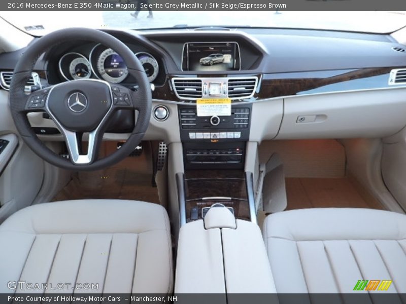 Selenite Grey Metallic / Silk Beige/Espresso Brown 2016 Mercedes-Benz E 350 4Matic Wagon