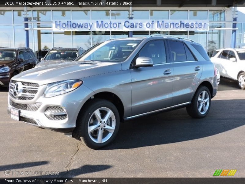 Palladium Silver Metallic / Black 2016 Mercedes-Benz GLE 350 4Matic