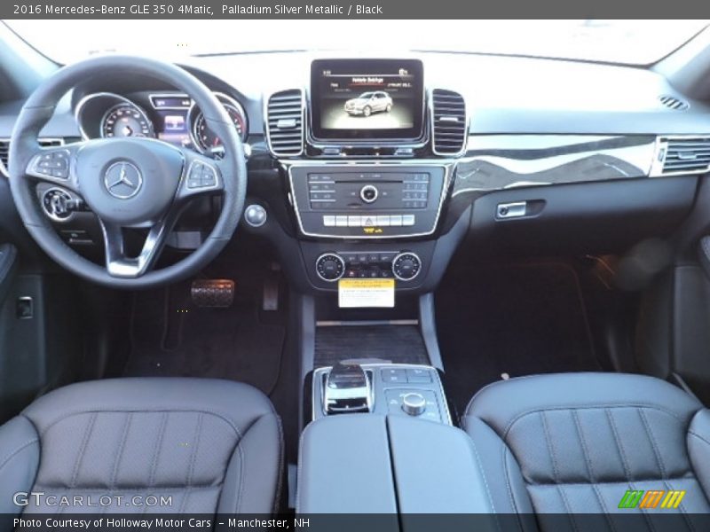 Palladium Silver Metallic / Black 2016 Mercedes-Benz GLE 350 4Matic