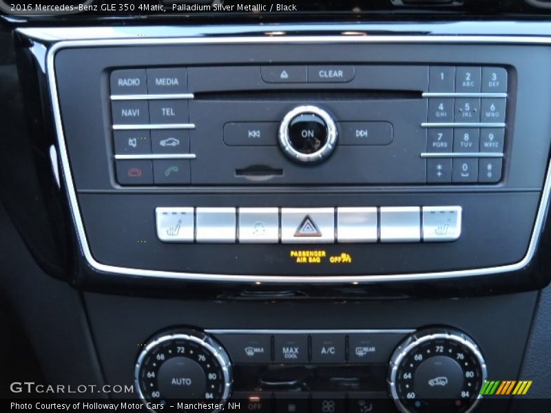 Palladium Silver Metallic / Black 2016 Mercedes-Benz GLE 350 4Matic