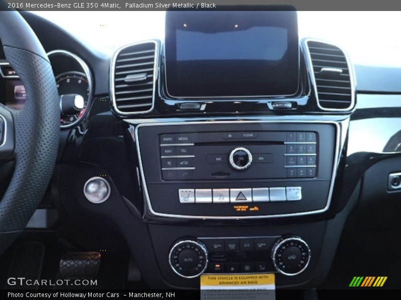 Palladium Silver Metallic / Black 2016 Mercedes-Benz GLE 350 4Matic