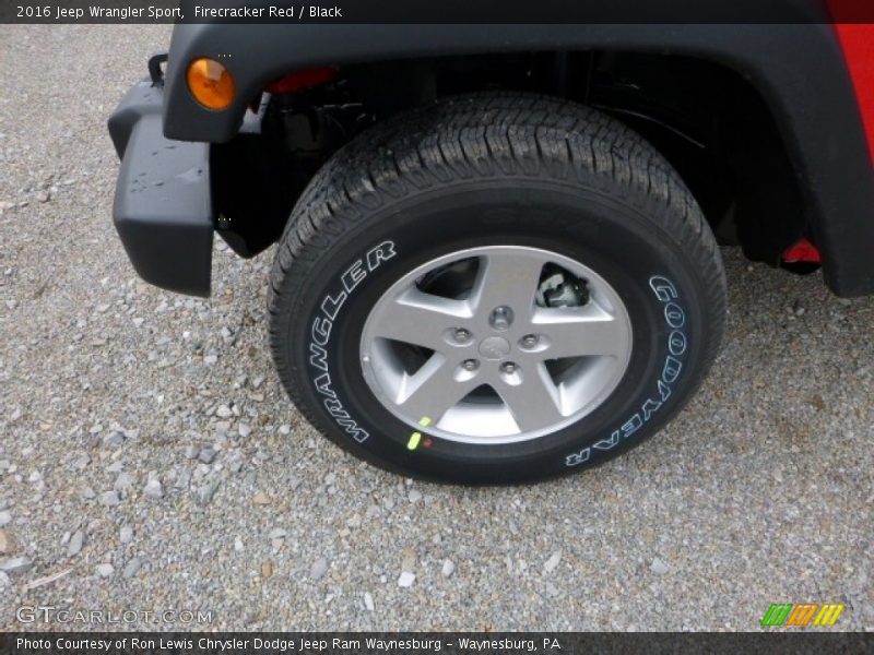 Firecracker Red / Black 2016 Jeep Wrangler Sport