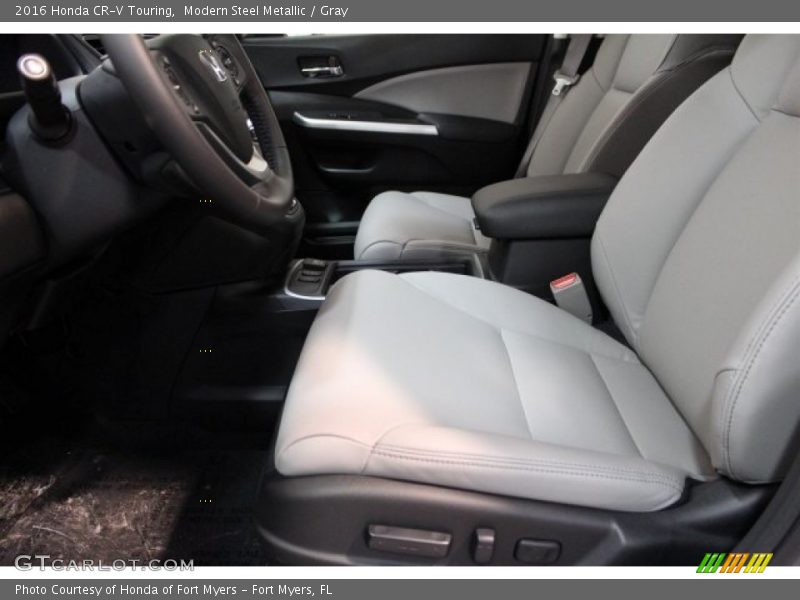 Modern Steel Metallic / Gray 2016 Honda CR-V Touring