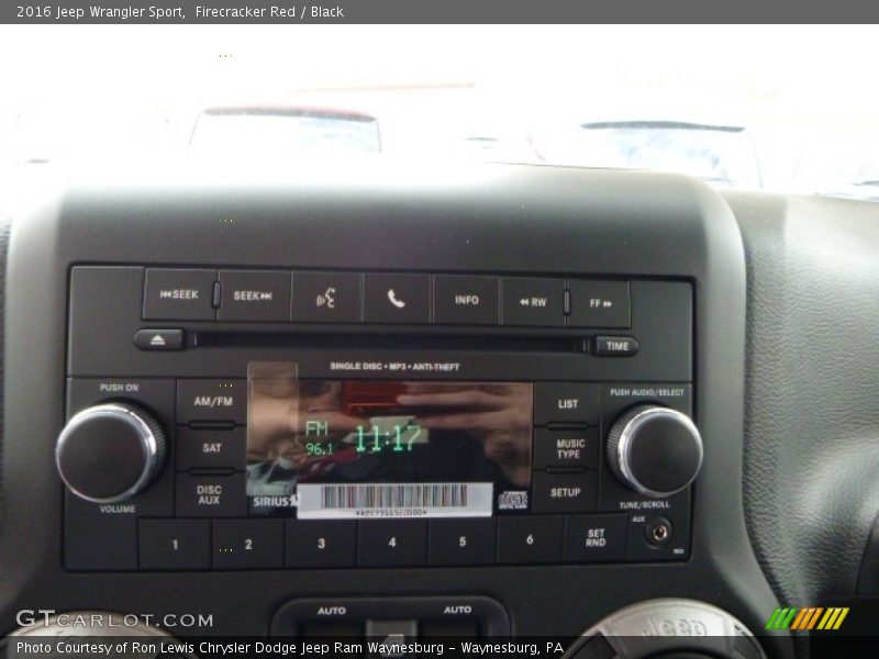 Firecracker Red / Black 2016 Jeep Wrangler Sport