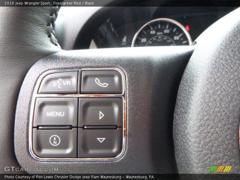 Firecracker Red / Black 2016 Jeep Wrangler Sport