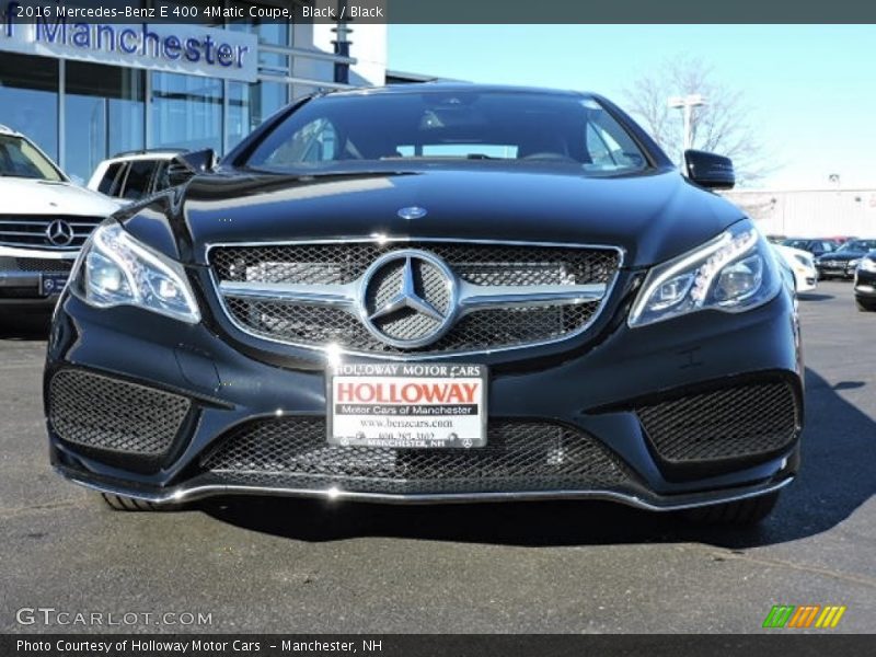 Black / Black 2016 Mercedes-Benz E 400 4Matic Coupe