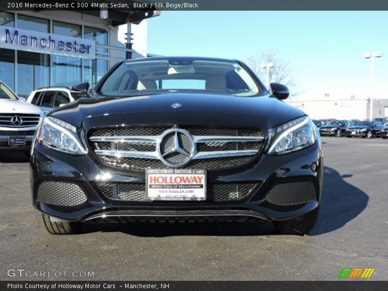 Black / Silk Beige/Black 2016 Mercedes-Benz C 300 4Matic Sedan
