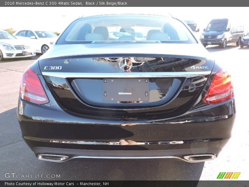Black / Silk Beige/Black 2016 Mercedes-Benz C 300 4Matic Sedan