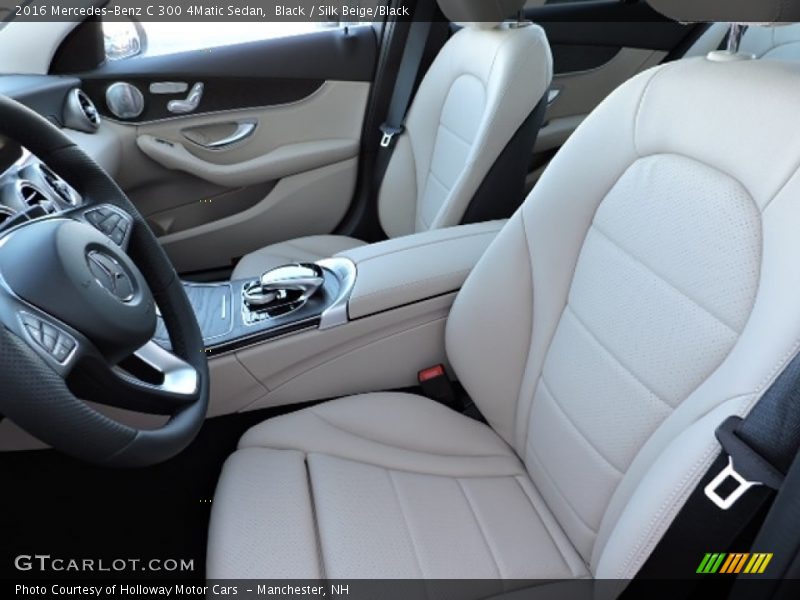 Black / Silk Beige/Black 2016 Mercedes-Benz C 300 4Matic Sedan