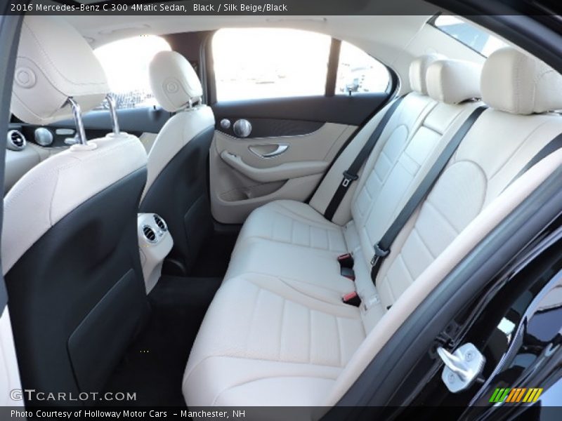 Black / Silk Beige/Black 2016 Mercedes-Benz C 300 4Matic Sedan