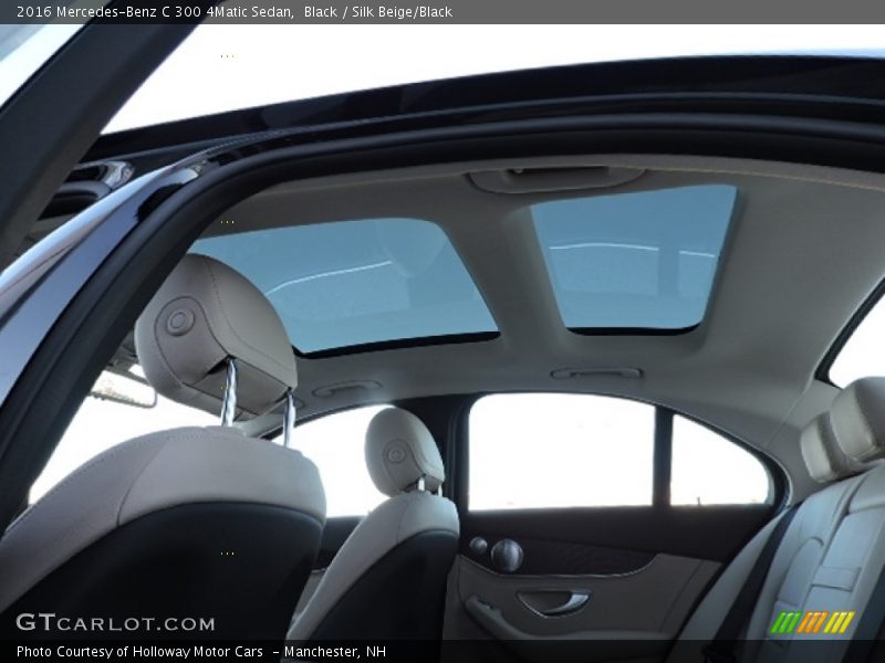 Black / Silk Beige/Black 2016 Mercedes-Benz C 300 4Matic Sedan