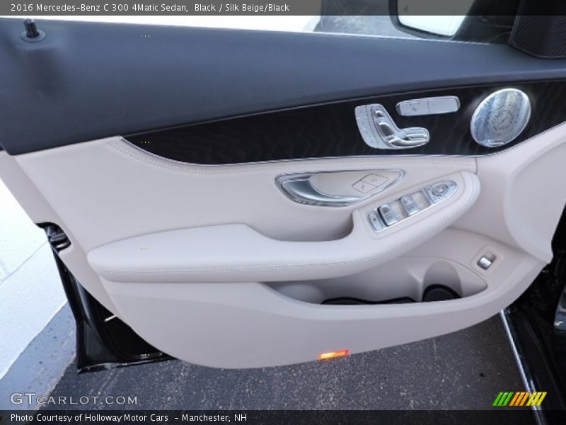 Black / Silk Beige/Black 2016 Mercedes-Benz C 300 4Matic Sedan