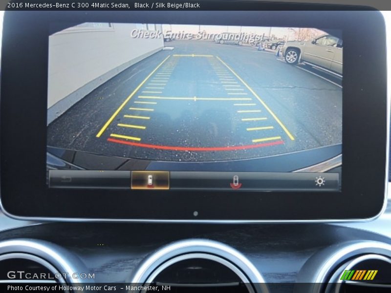 Black / Silk Beige/Black 2016 Mercedes-Benz C 300 4Matic Sedan
