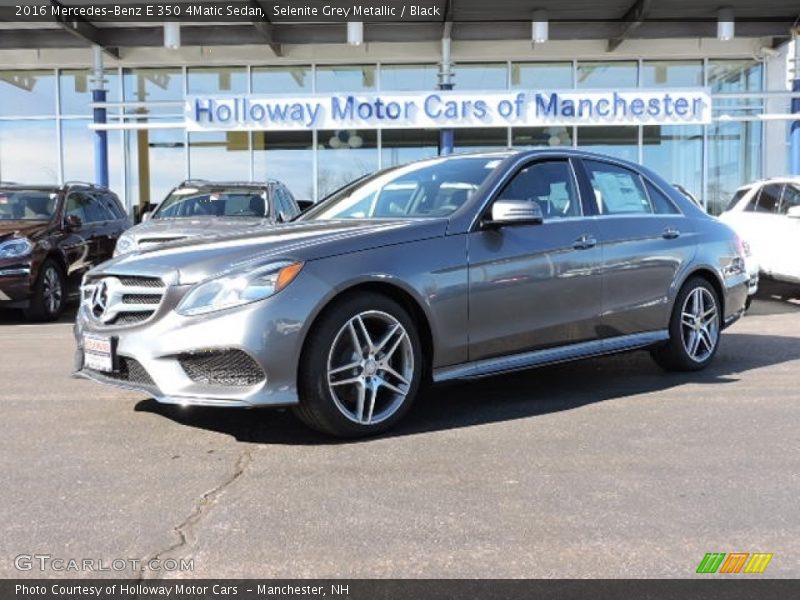 Selenite Grey Metallic / Black 2016 Mercedes-Benz E 350 4Matic Sedan