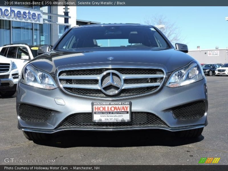 Selenite Grey Metallic / Black 2016 Mercedes-Benz E 350 4Matic Sedan