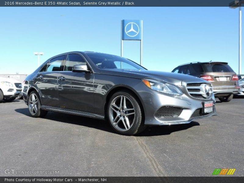 Selenite Grey Metallic / Black 2016 Mercedes-Benz E 350 4Matic Sedan