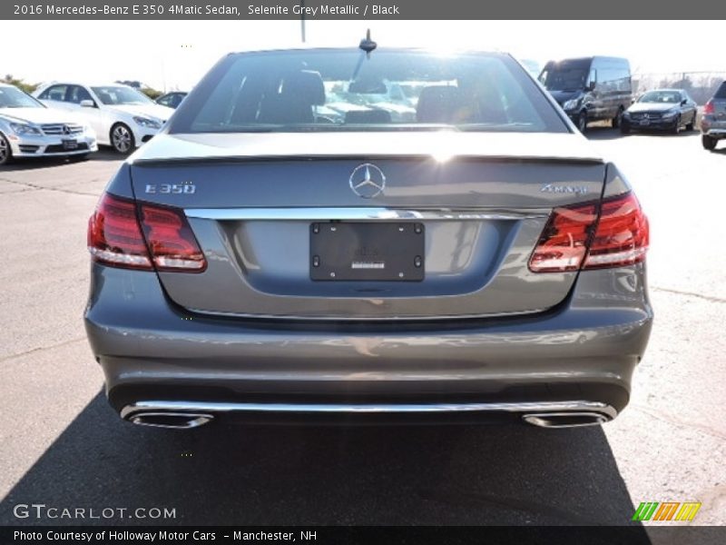 Selenite Grey Metallic / Black 2016 Mercedes-Benz E 350 4Matic Sedan