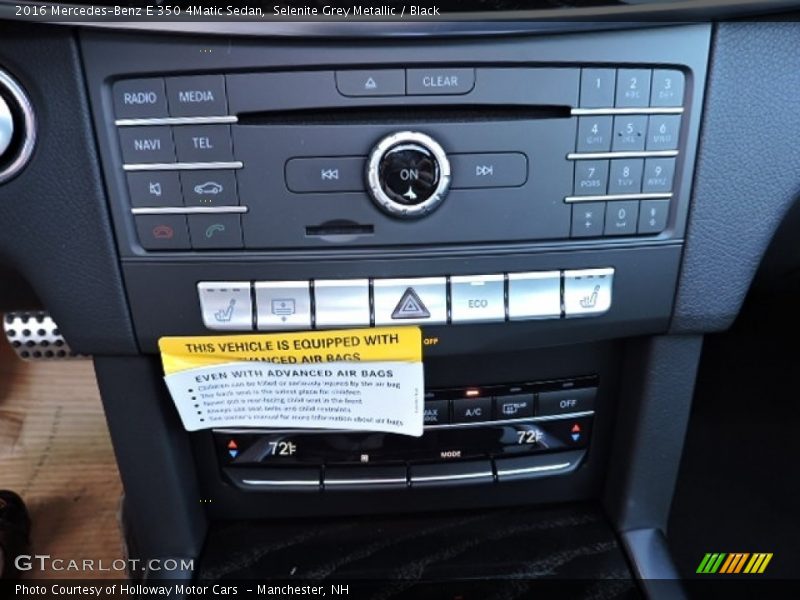 Selenite Grey Metallic / Black 2016 Mercedes-Benz E 350 4Matic Sedan