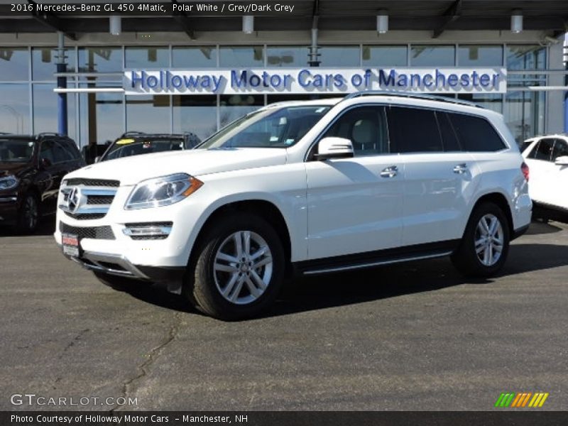 Polar White / Grey/Dark Grey 2016 Mercedes-Benz GL 450 4Matic