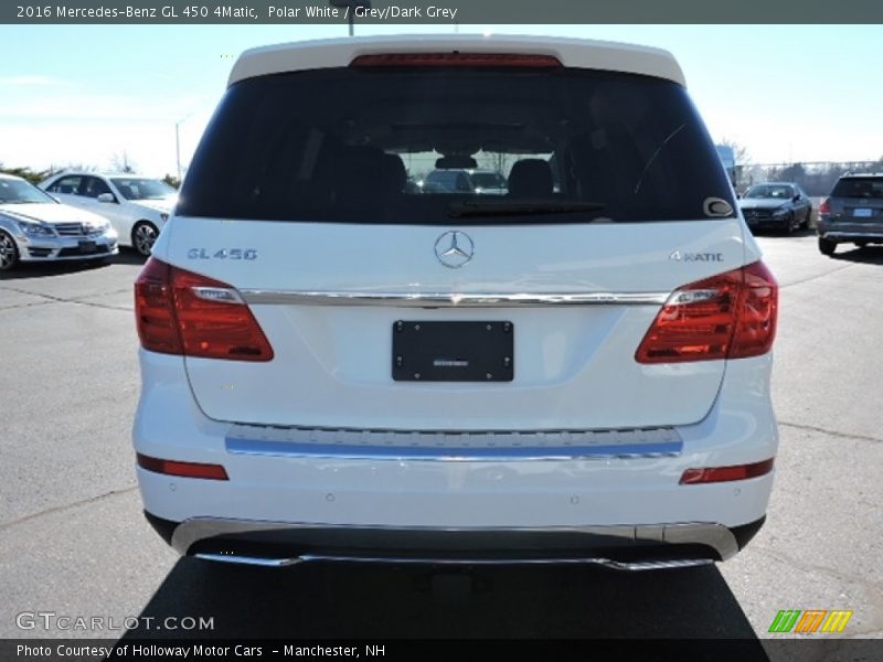 Polar White / Grey/Dark Grey 2016 Mercedes-Benz GL 450 4Matic