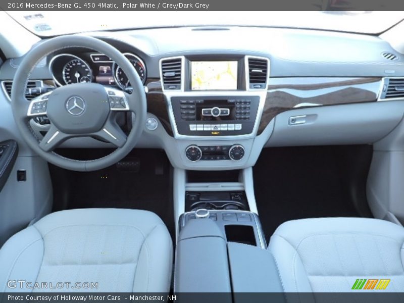 Polar White / Grey/Dark Grey 2016 Mercedes-Benz GL 450 4Matic