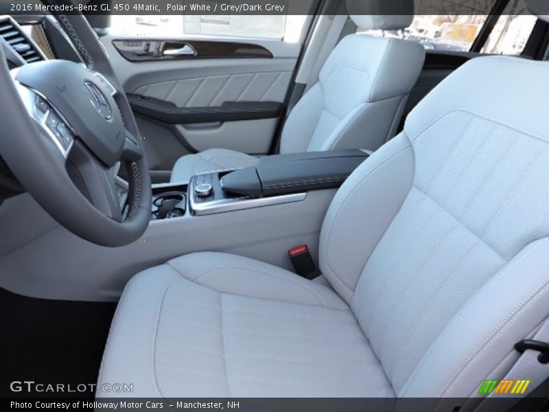 Polar White / Grey/Dark Grey 2016 Mercedes-Benz GL 450 4Matic