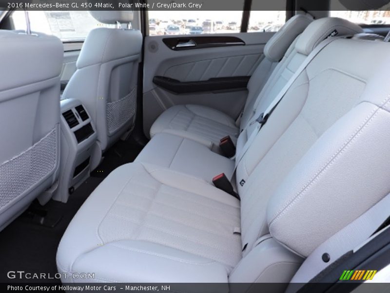 Polar White / Grey/Dark Grey 2016 Mercedes-Benz GL 450 4Matic