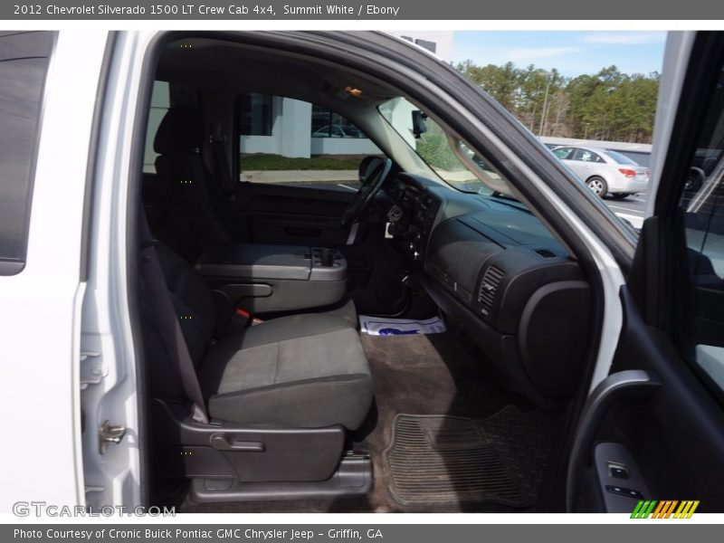 Summit White / Ebony 2012 Chevrolet Silverado 1500 LT Crew Cab 4x4