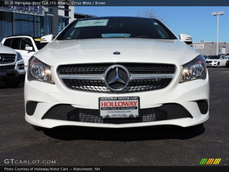 Cirrus White / Brown 2016 Mercedes-Benz CLA 250 4Matic