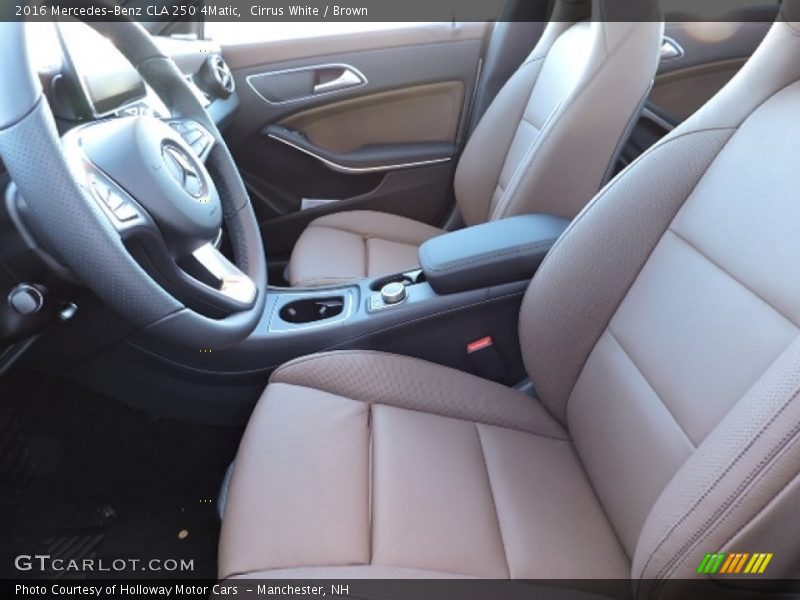 Front Seat of 2016 CLA 250 4Matic