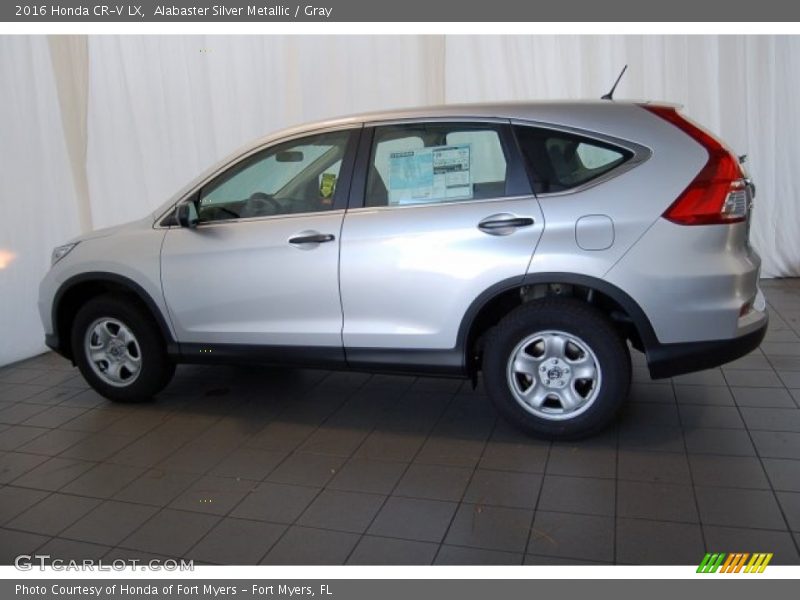 Alabaster Silver Metallic / Gray 2016 Honda CR-V LX
