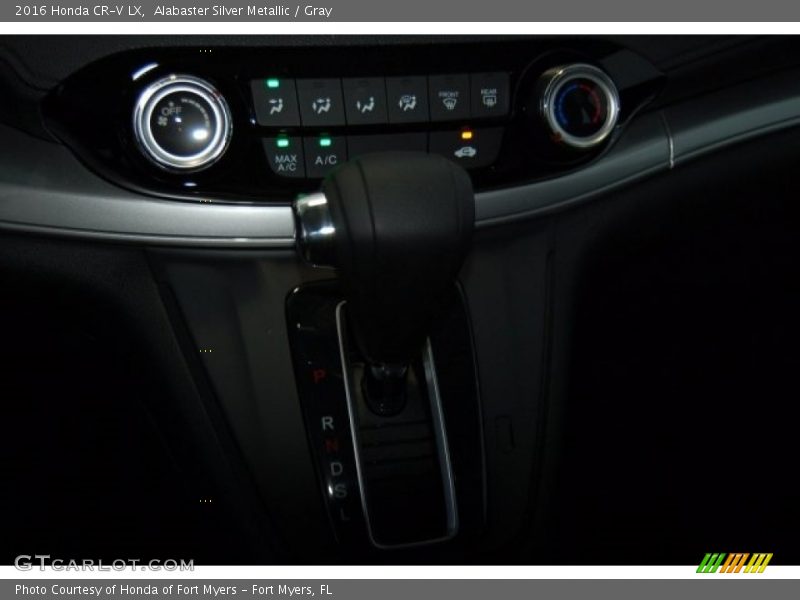 Alabaster Silver Metallic / Gray 2016 Honda CR-V LX