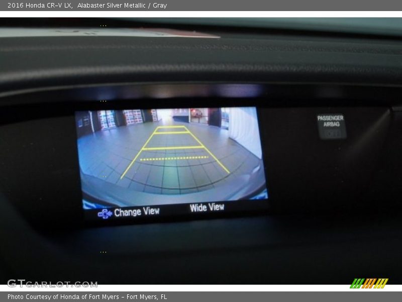 Alabaster Silver Metallic / Gray 2016 Honda CR-V LX