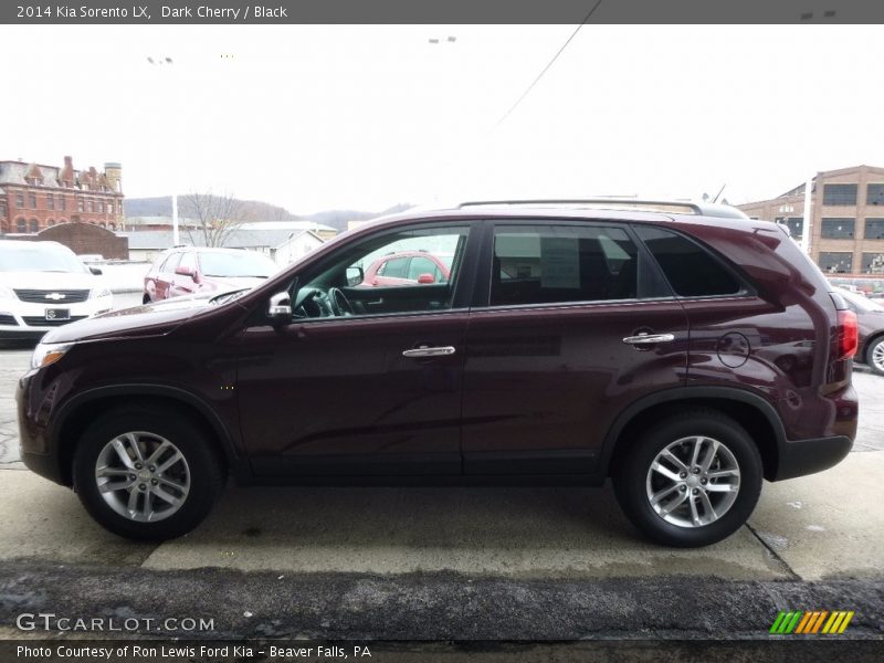 Dark Cherry / Black 2014 Kia Sorento LX