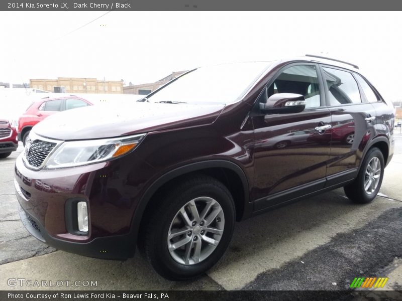 Dark Cherry / Black 2014 Kia Sorento LX