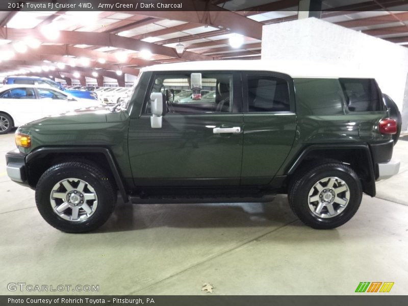 Army Green / Dark Charcoal 2014 Toyota FJ Cruiser 4WD