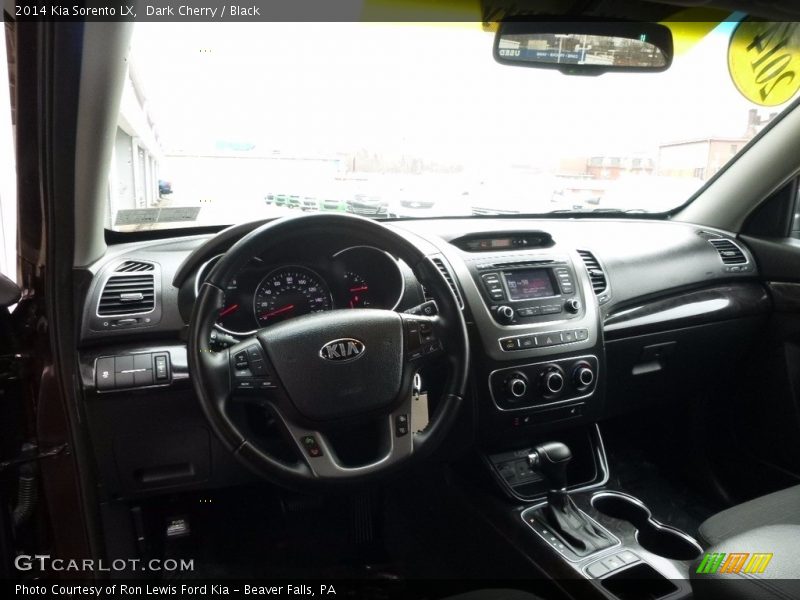 Dark Cherry / Black 2014 Kia Sorento LX