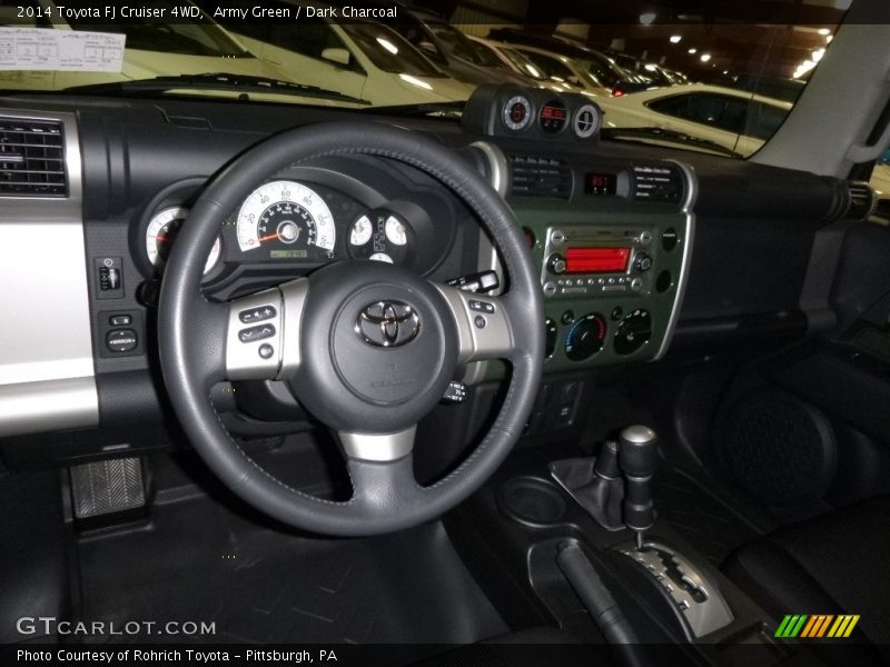 Army Green / Dark Charcoal 2014 Toyota FJ Cruiser 4WD