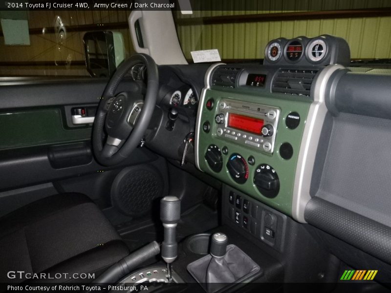 Army Green / Dark Charcoal 2014 Toyota FJ Cruiser 4WD