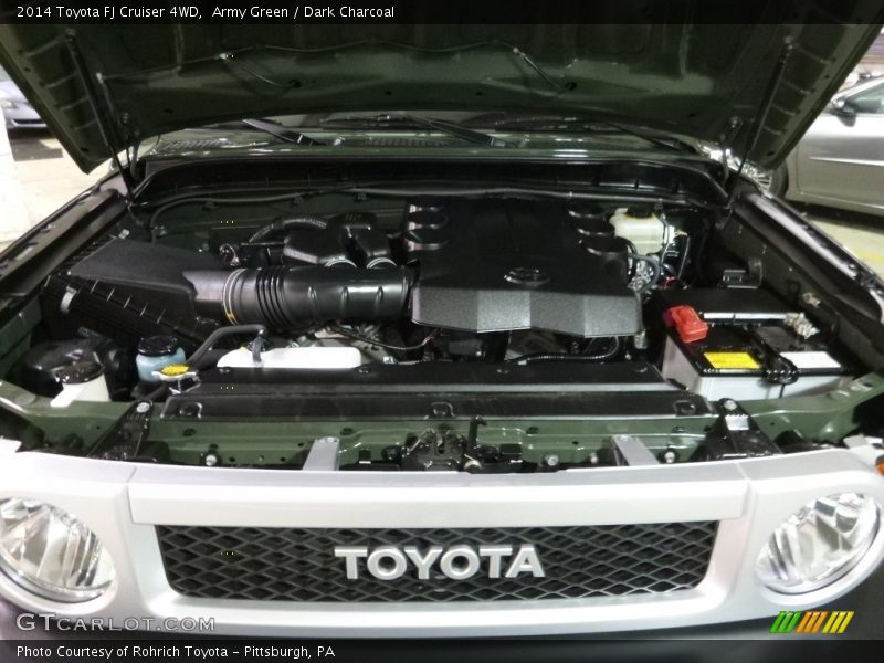 Army Green / Dark Charcoal 2014 Toyota FJ Cruiser 4WD