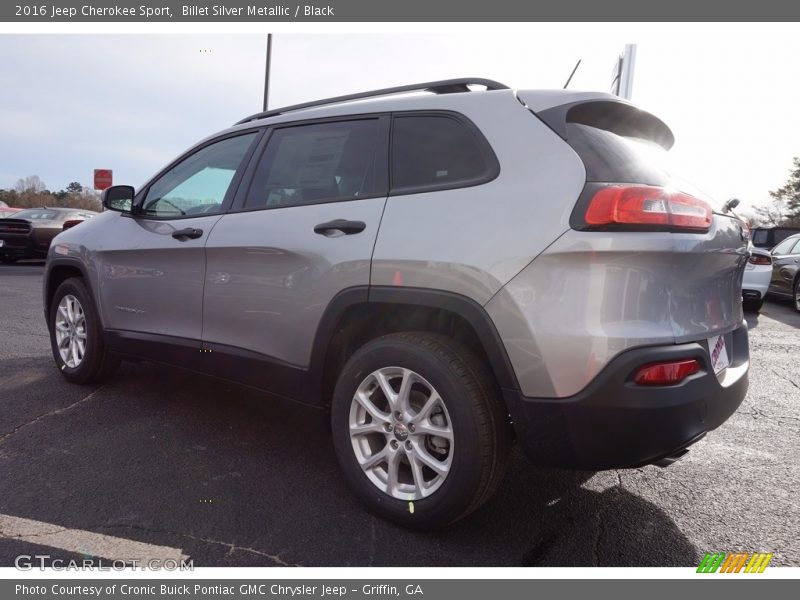 Billet Silver Metallic / Black 2016 Jeep Cherokee Sport